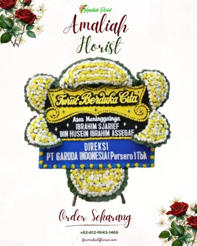 Papan Bunga Duka di Sumberwringin