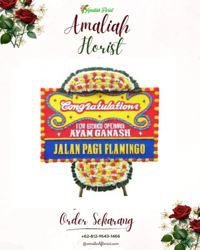 Bunga Papan Congratulation di Sumberwringin